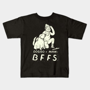 mans best BFF Kids T-Shirt